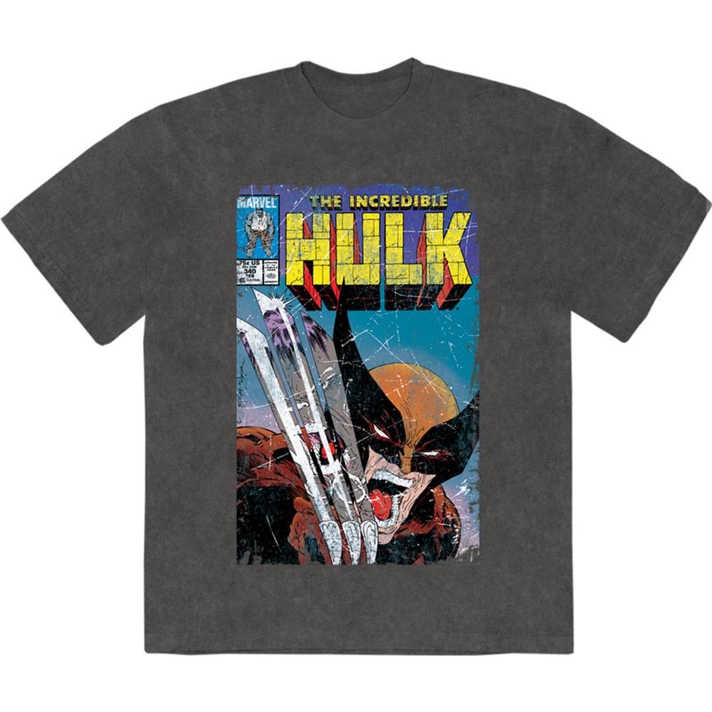 Marvel The Hulk - Incredible Hulk Wolverine Mens Tshirt - Black